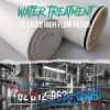 hfcp pleated high flow cartridge filter water treatment power plant pltu  medium