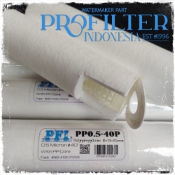 spun filter cartridge with pp core  large